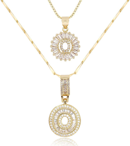 2 Pack Initial Necklace (80% OFF Today!)