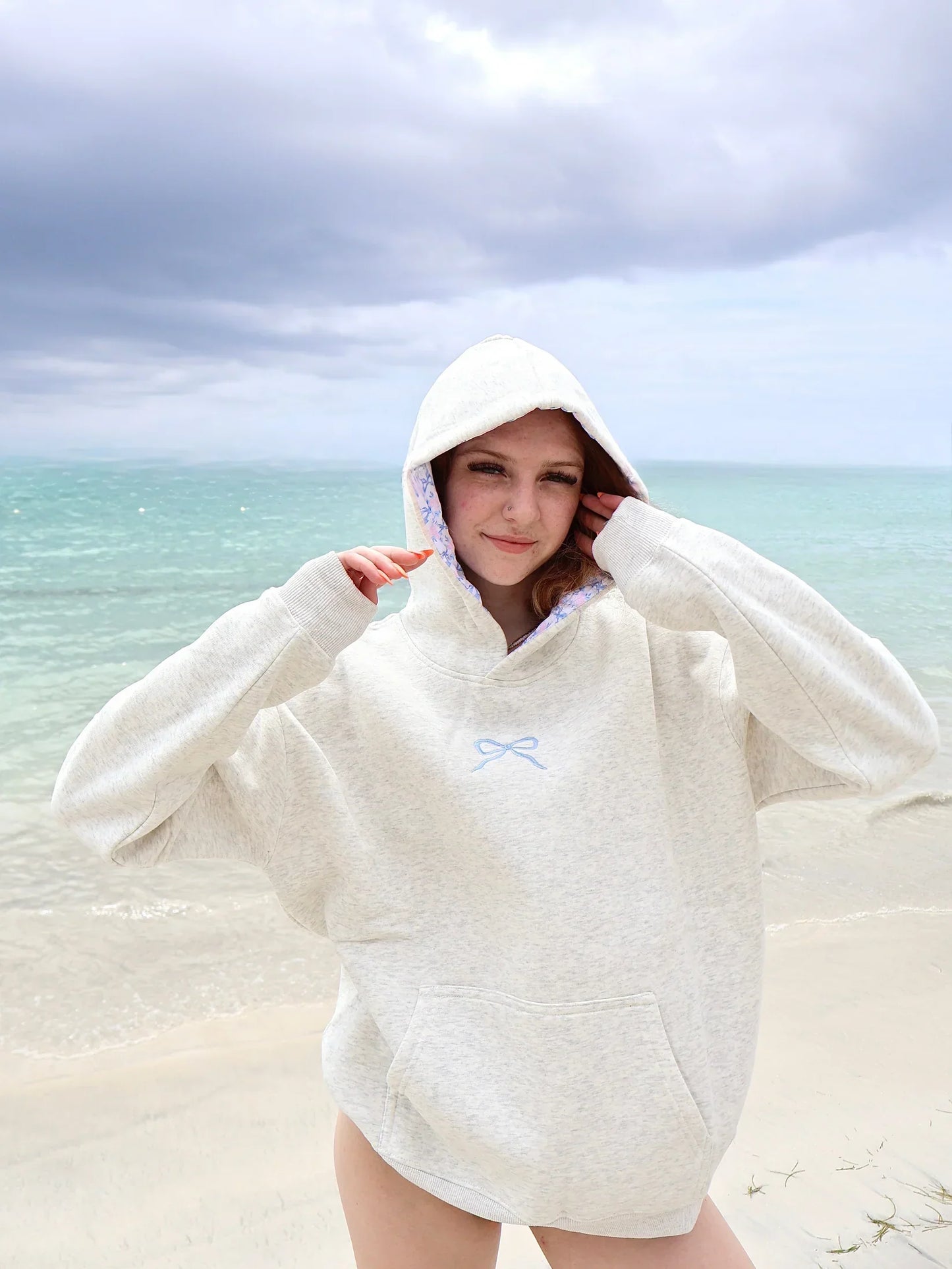 Prisara Bow Hoodie