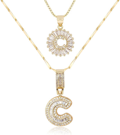 2 Pack Initial Necklace (80% OFF Today!)