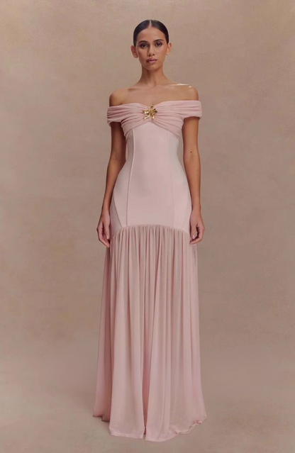 Crepe Maxi Dress