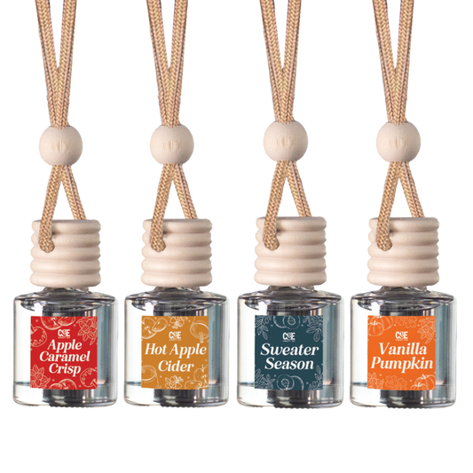 Fall 4 Pack Scented Car Fresheners Bundle