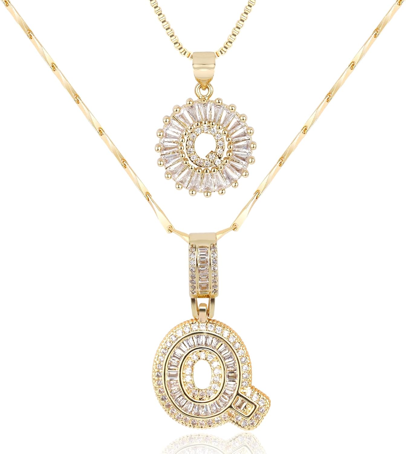 2 Pack Initial Necklace (80% OFF Today!)